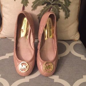 Michael Kors quilted flats